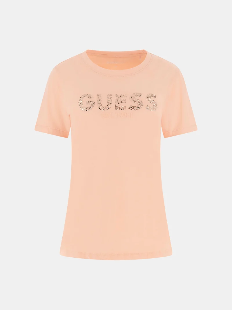 SS CN GUESS STUDS SCRIPT TEE