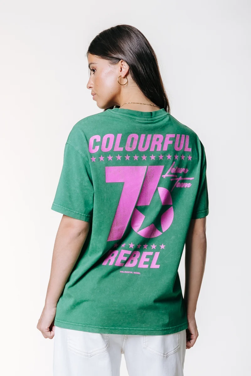 CR 76 Acid Wash Loosefit Tee