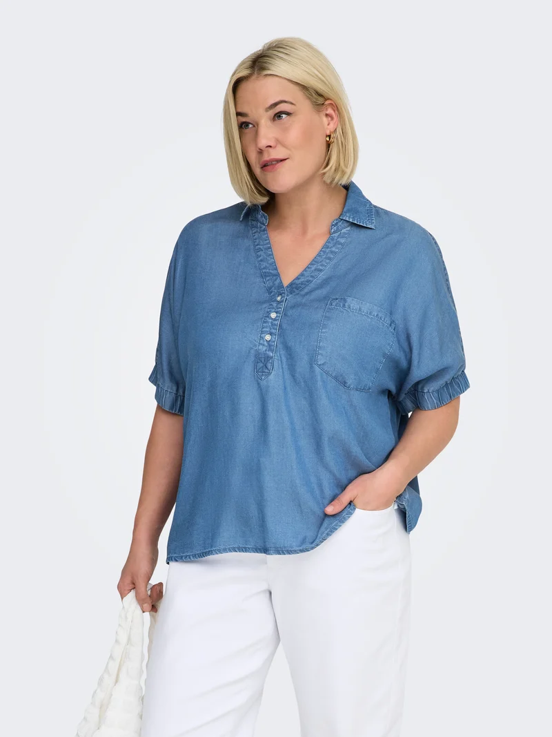 CARCHARIS LIFE CAP SLEEVE SHIRT PNT