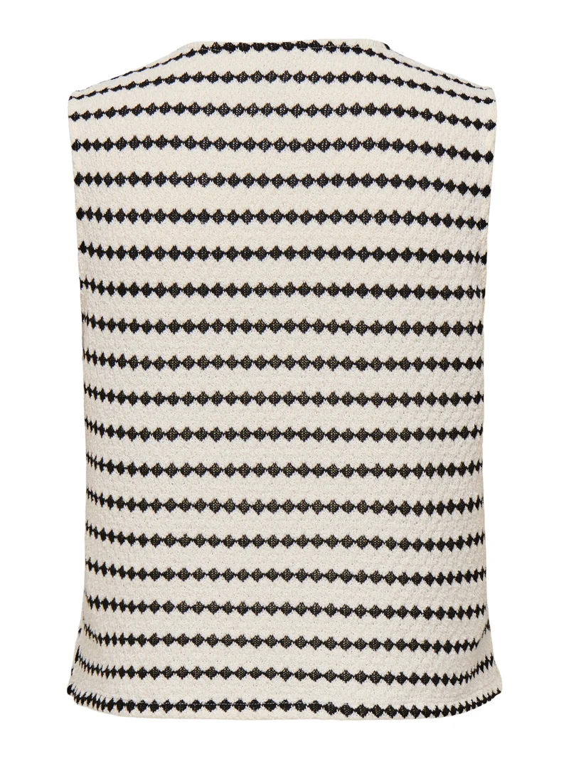 ONLEVA S/L SHORT STRIPE VEST JRS