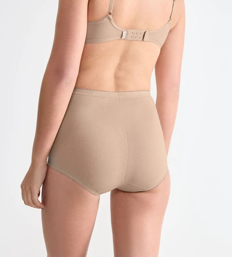 Sloggi - Basic Plus High Waist Brief 2er-Pack Hautfarben