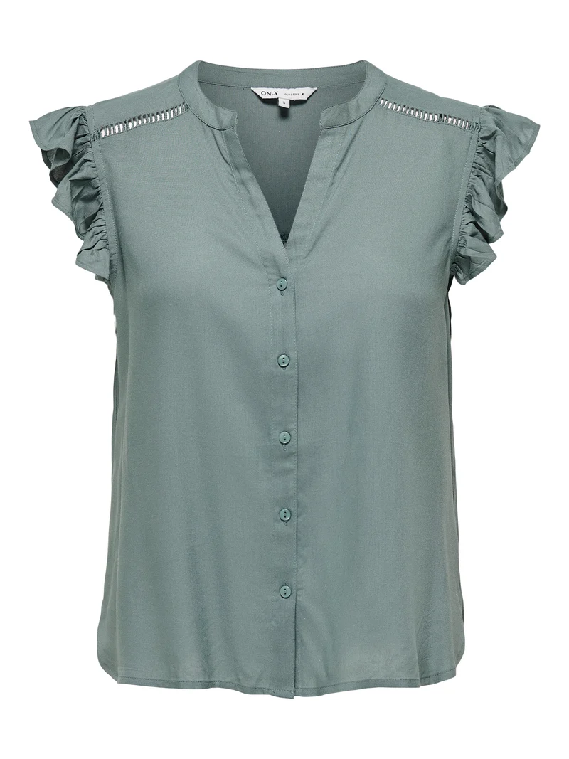 ONLROSELLA LIFE CAPSLEEVE SHIRT WVN NOOS