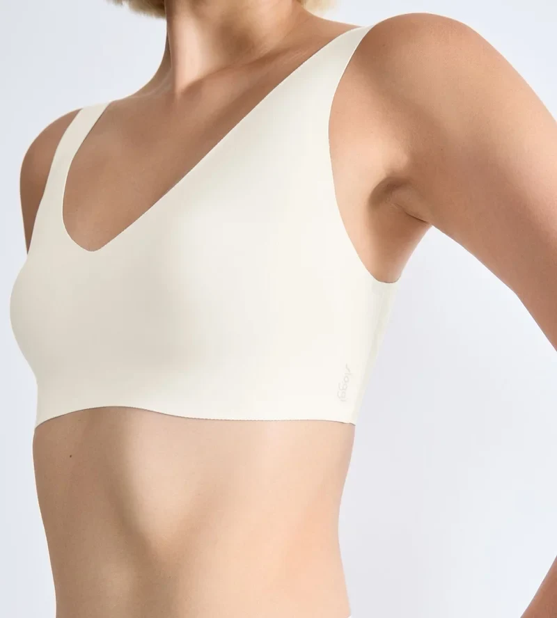 Sloggi - Zero Feel Bralette Seide Weiß