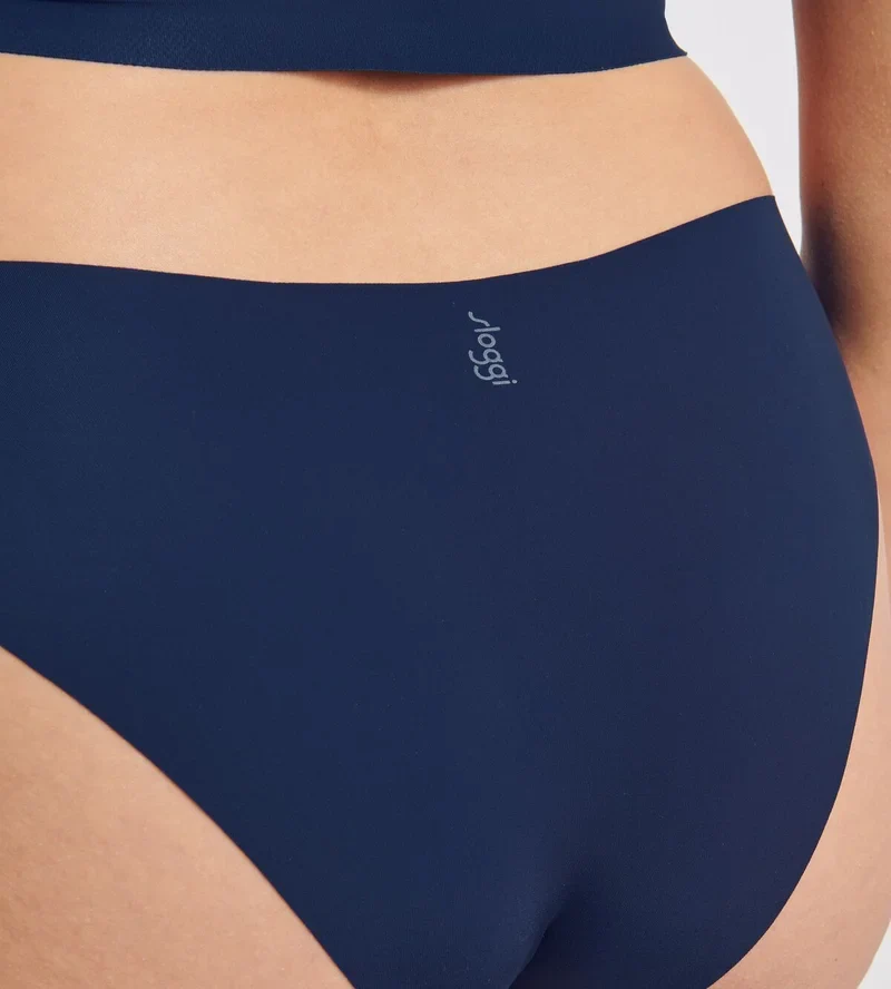 Sloggi - Zero Feel High Leg Brief Marineblau