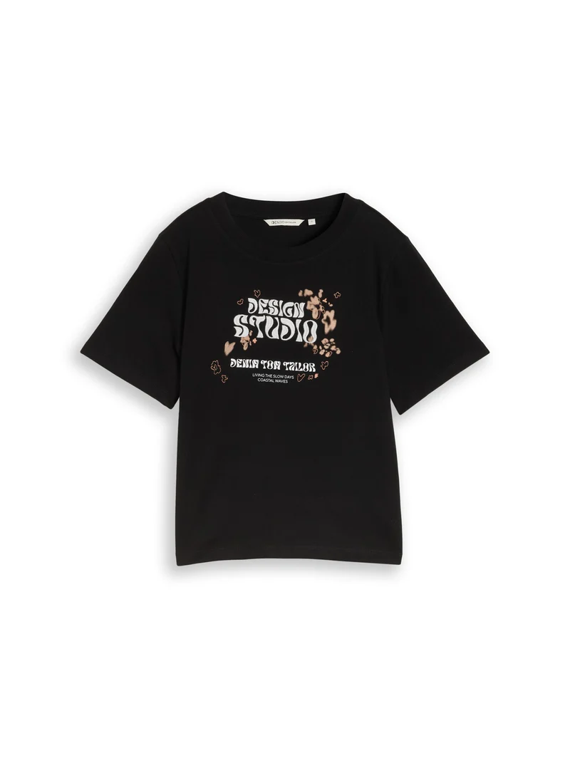 Loose Fit T-Shirt mit Stickerei