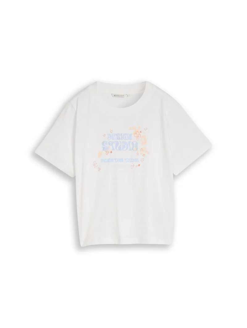 Loose Fit T-Shirt mit Stickerei