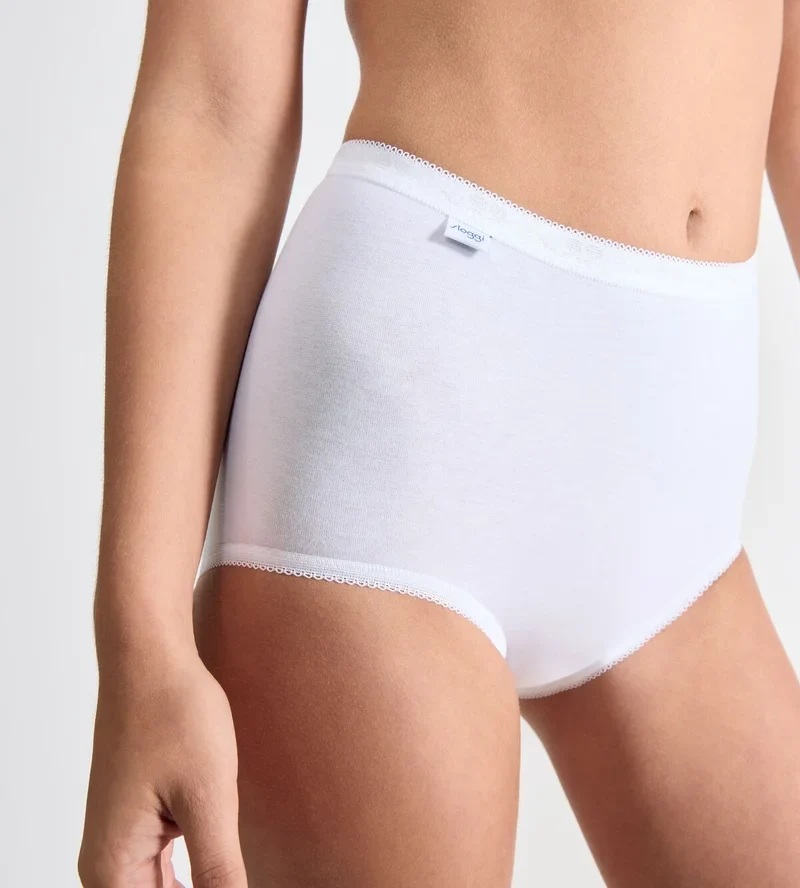 Sloggi - Basic Plus High Waist Maxi Brief Weiß