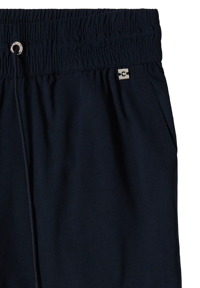 Mid Waist Slim Leg Hose im Casual Fit