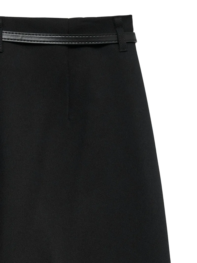 VMELMA HW WIDE CULOTTE BELT PANT NOOS