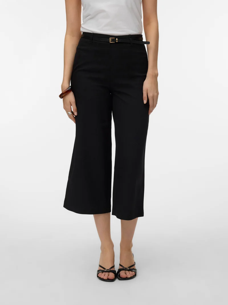 VMELMA HW WIDE CULOTTE BELT PANT NOOS