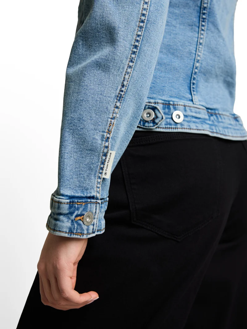 Jeansjacke mit Eingriffstaschen