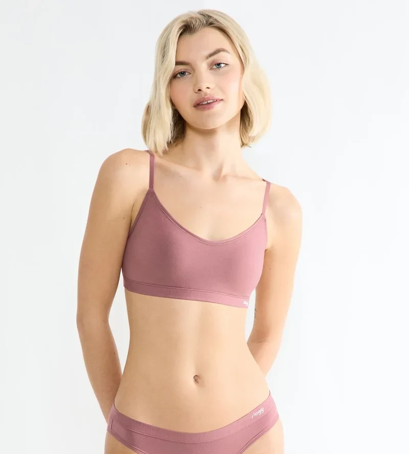 Sloggi - Free Evolve Kabelloser gepolsterter BH fürs Date-Night-Date Pink