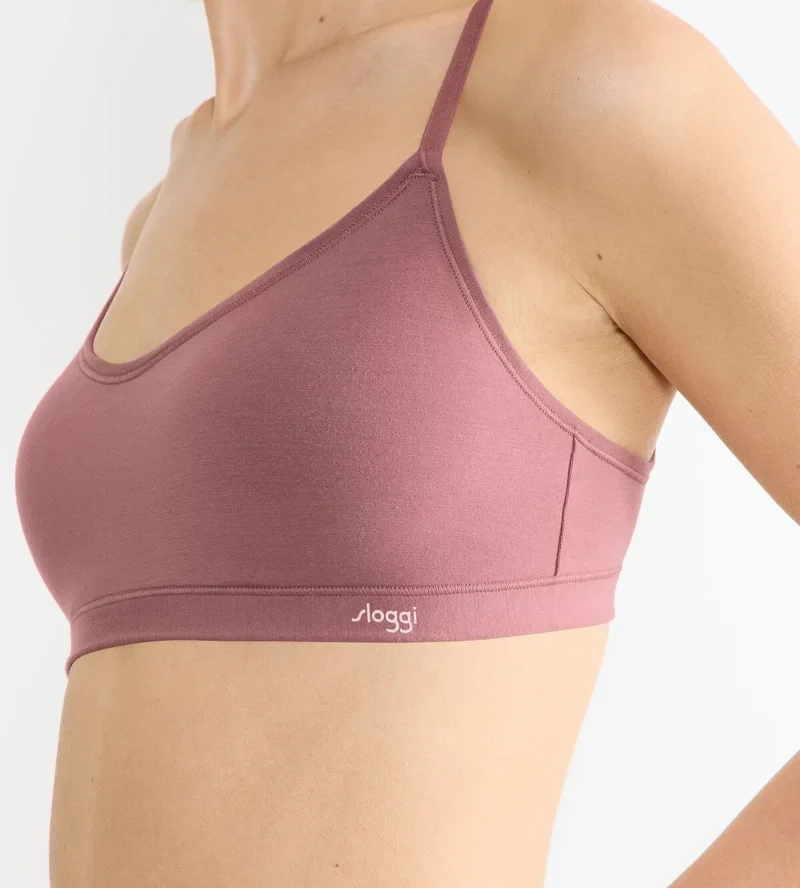 Sloggi - Free Evolve Kabelloser gepolsterter BH fürs Date-Night-Date Pink