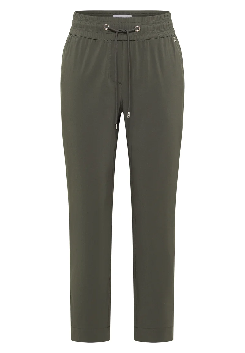 7/8 Mid Waist Slim Leg Hose im Casual Fit
