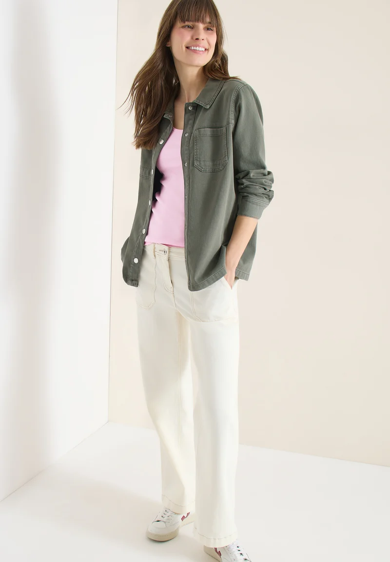 Basic Top aus reiner Baumwolle