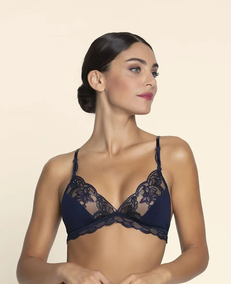 Lise Charmel – Eclat Couture Kabelloser Triangel-BH Bleu Night