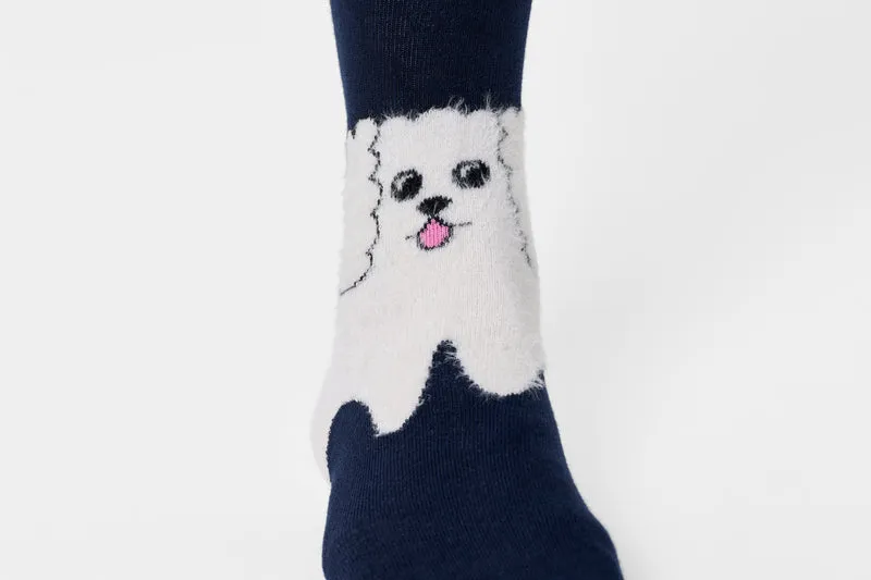 Fluffy Dog Sock