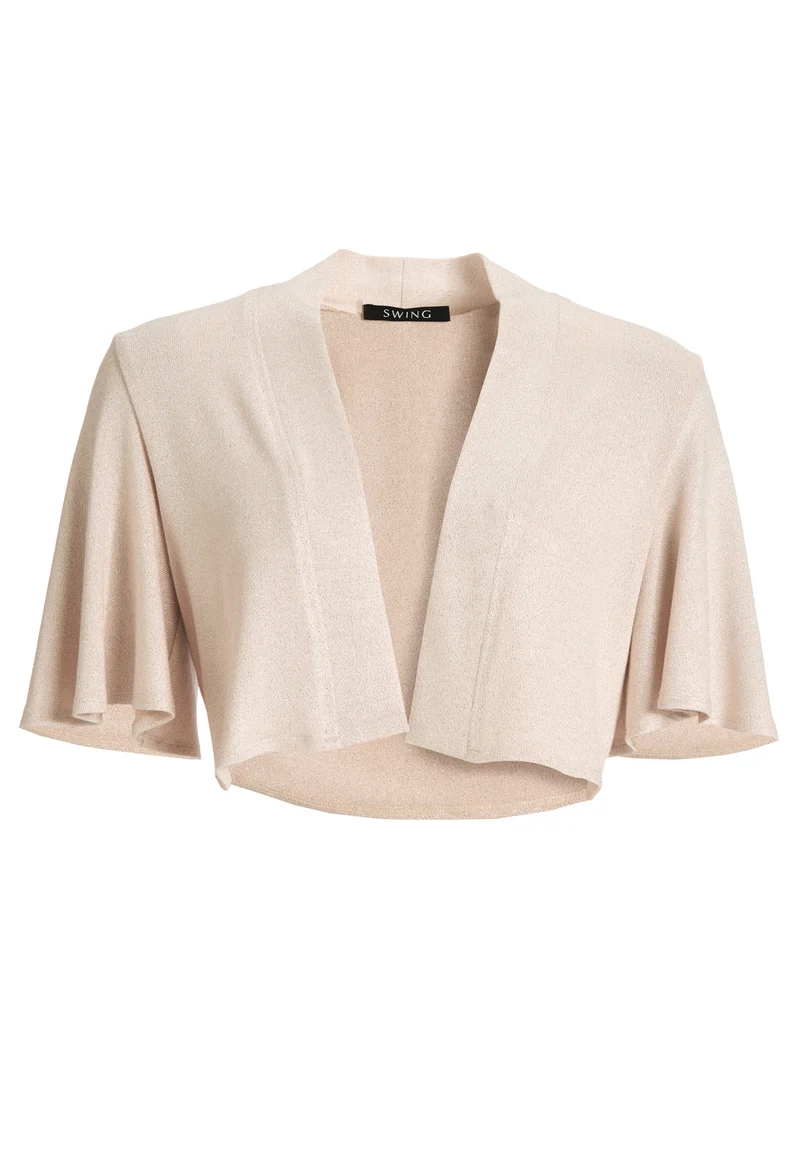 Jersey Bolero mit weiten Ärmeln