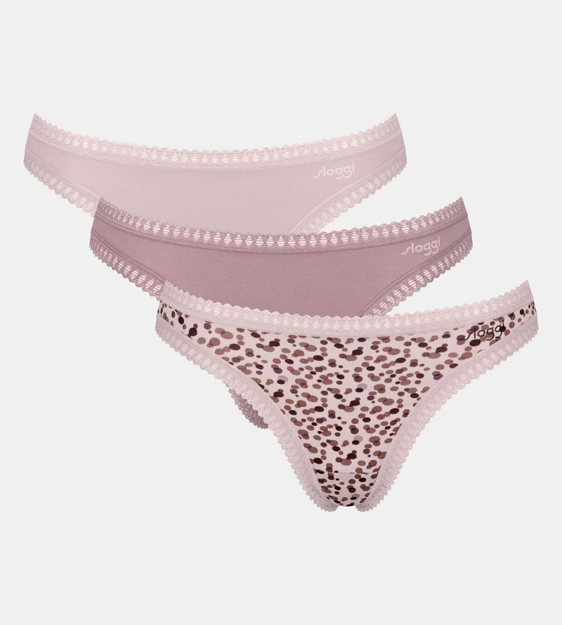 Sloggi - Go Crush String 3er-Pack Pink
