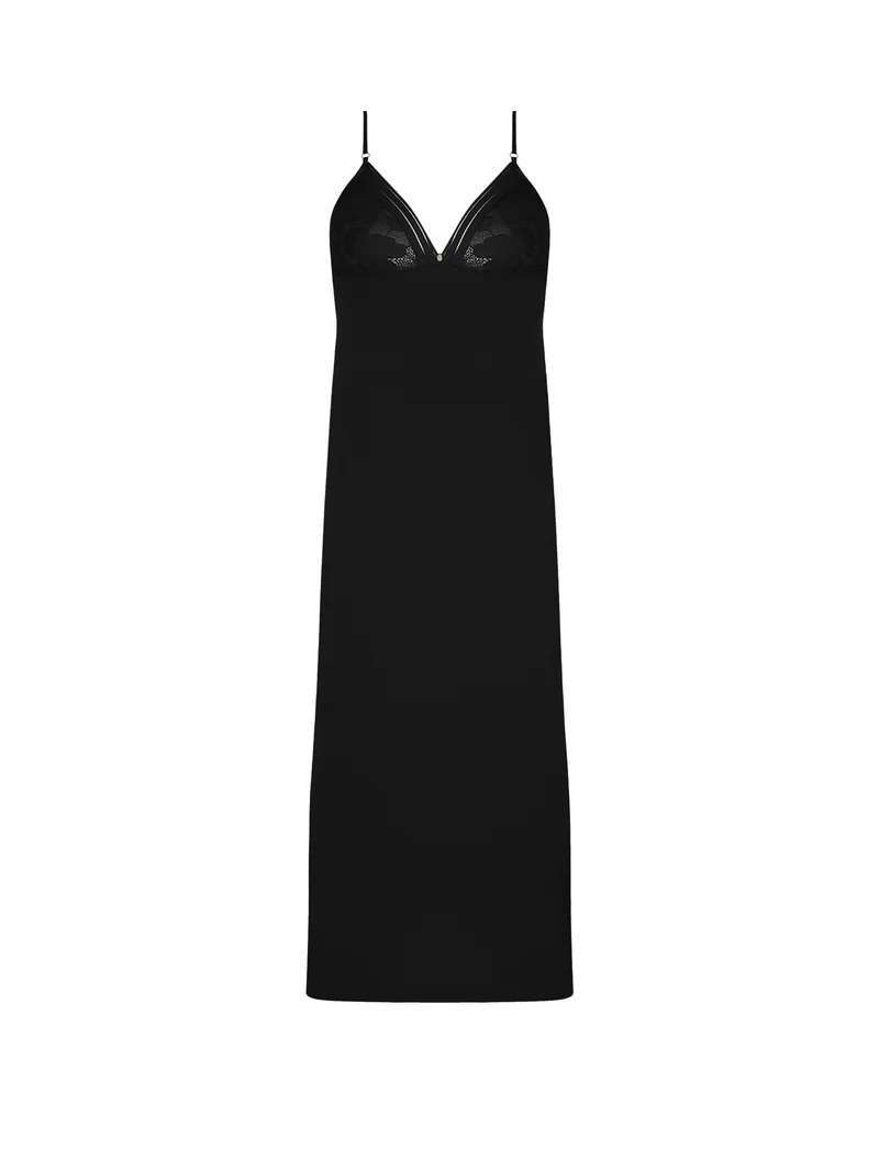 Antigel von Lise Charmel – Dentelle Rebelle Long Nighty Noir