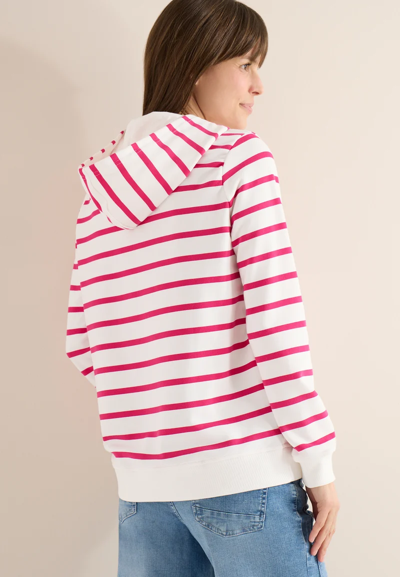 Sweatshirt mit Kapuze und Chestprint