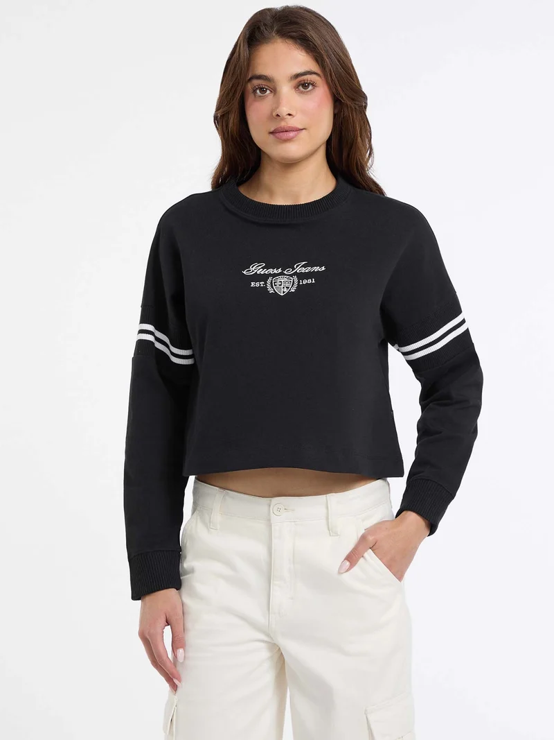 GJ LS RIB CN SWEATSHIRT