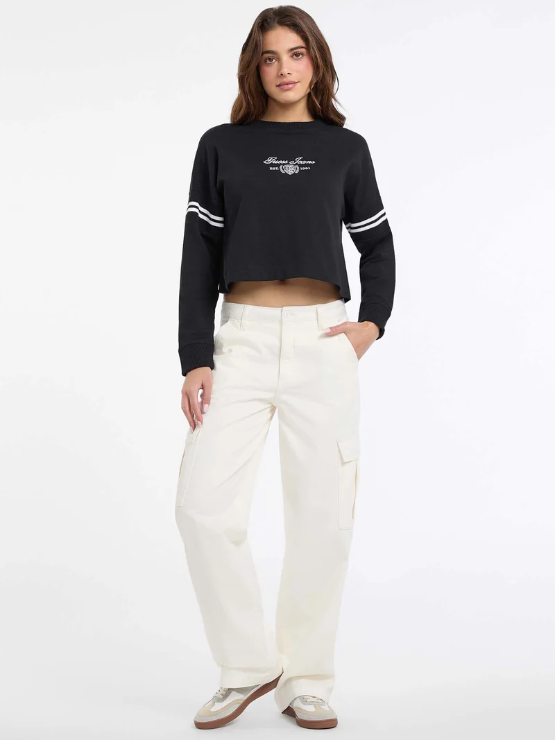 GJ LS RIB CN SWEATSHIRT