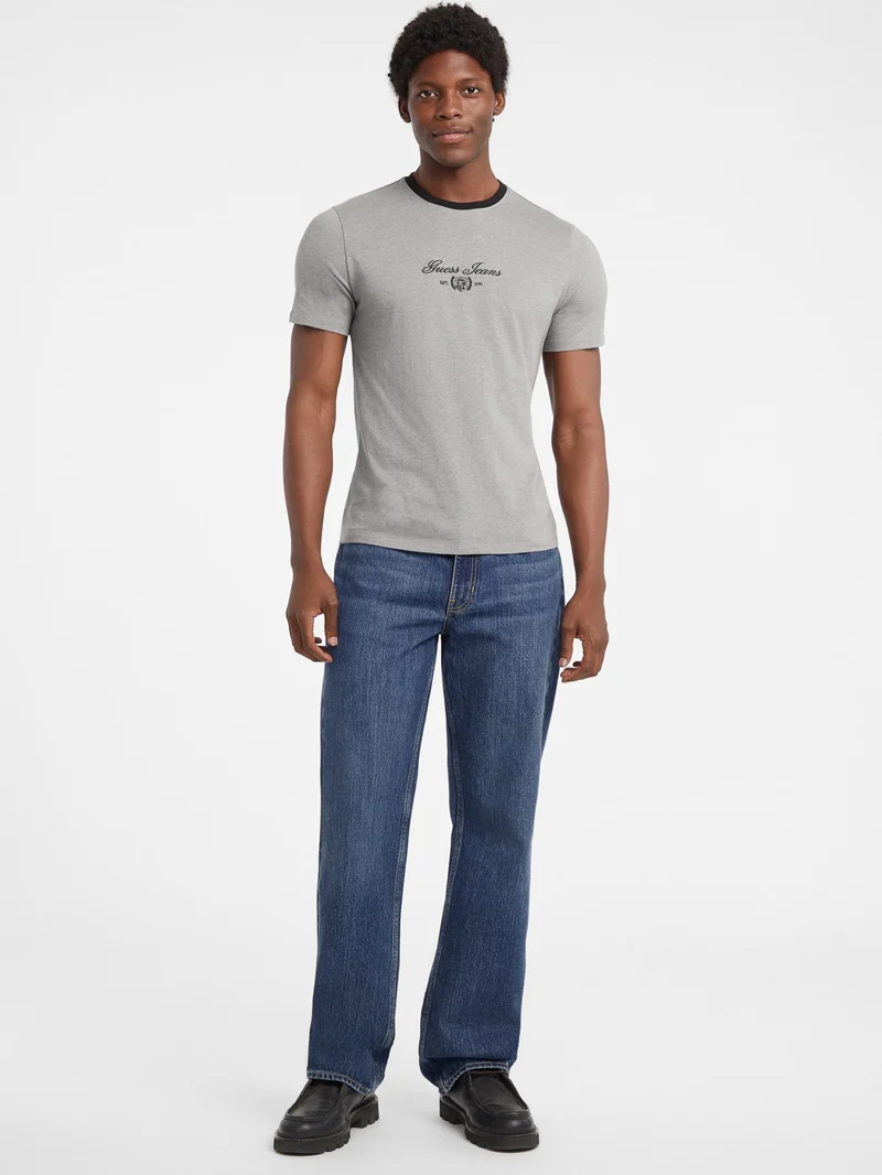 GJ SS SLIM SCRIPT TEE