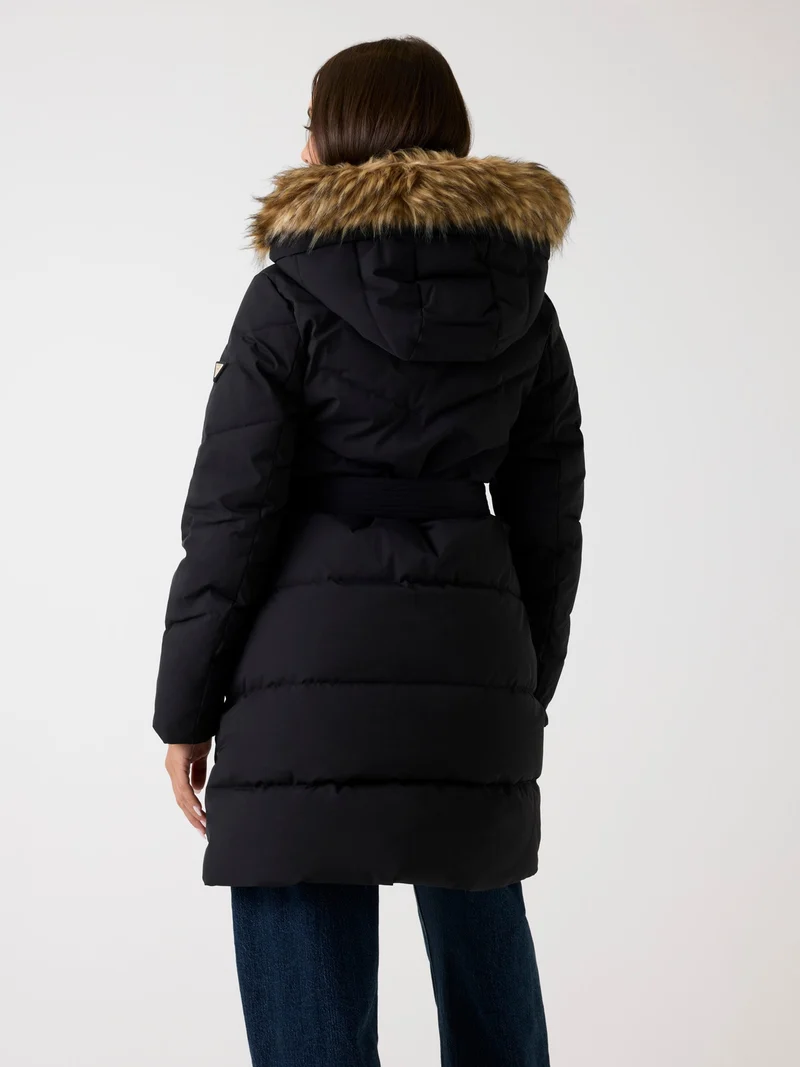 FATEMA BELTED PUFFER