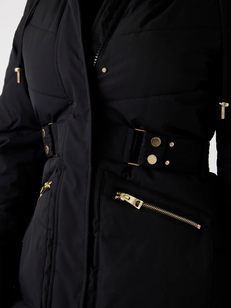 FATEMA BELTED PUFFER