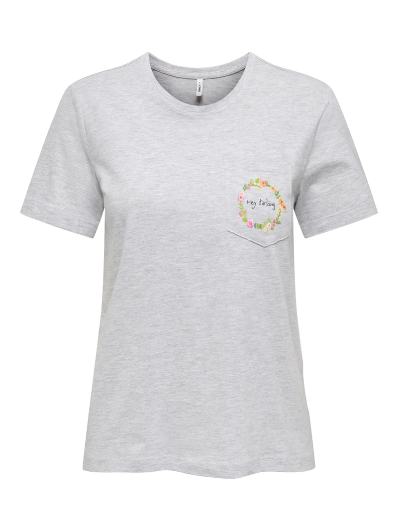 ONLPOLLY REG S/S POCKET TOP BOX JRS
