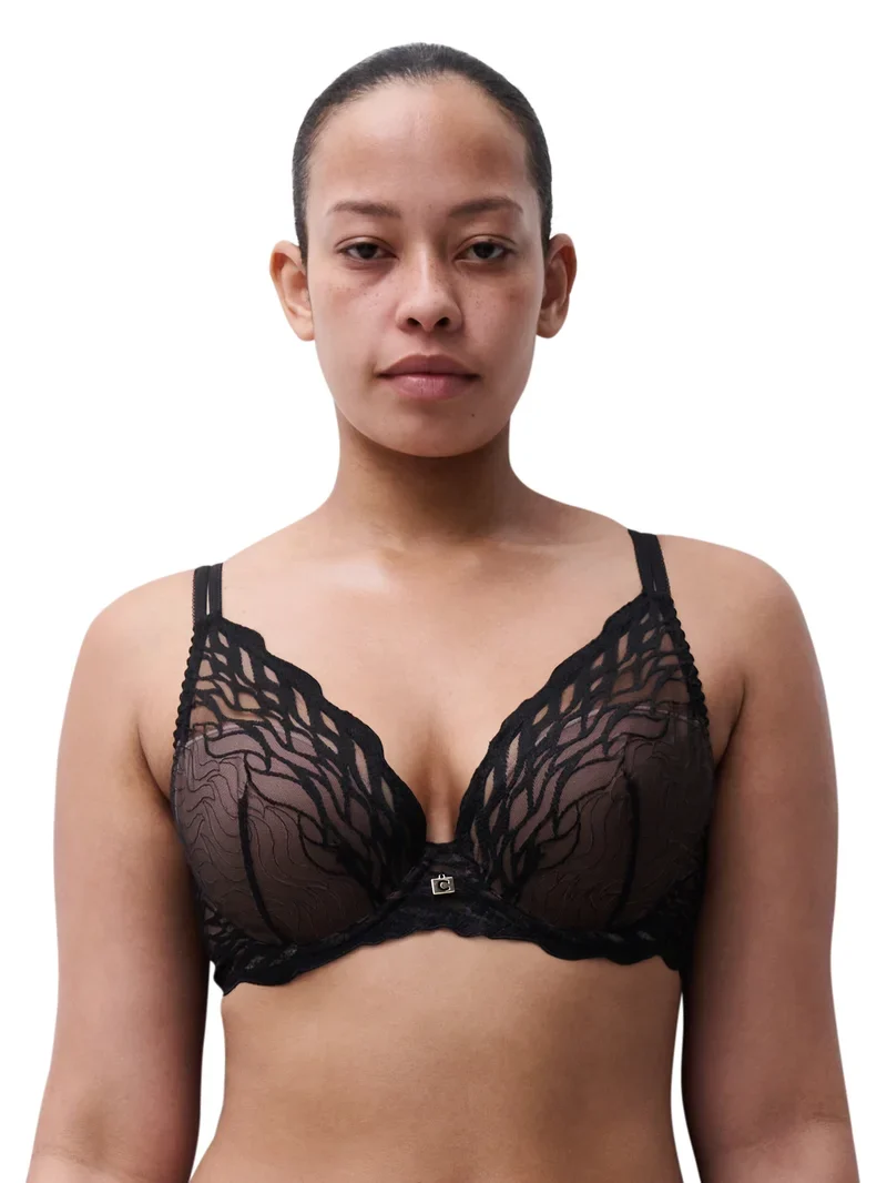 Chantelle – Vibe Plunge T-Shirt-BH Schwarz