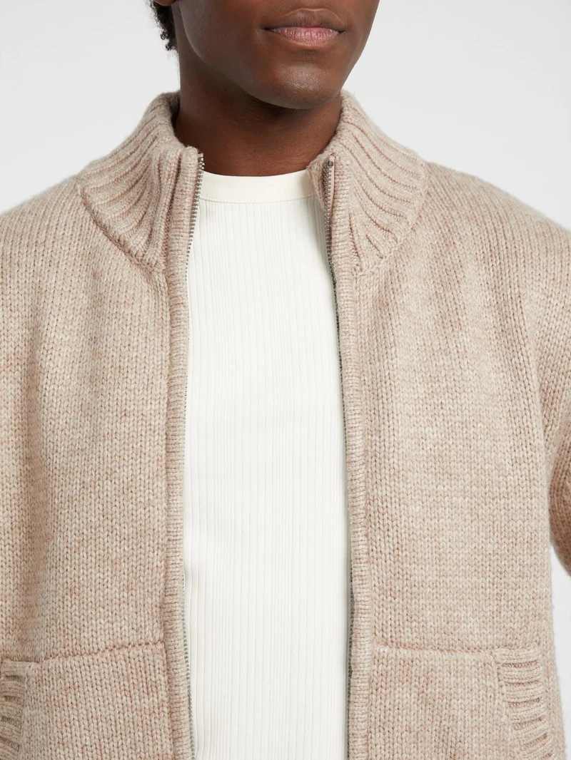 GJ LS PADDED ZIPPED SWTR