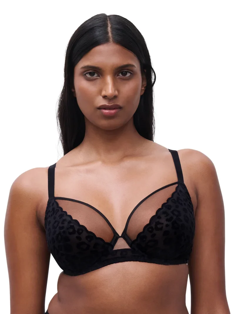 Chantelle - Mädchen-Bügel-BH mit Überzug, Schwarz
