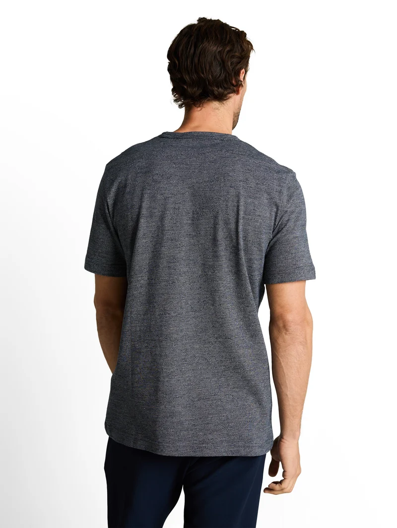 T-Shirt in Melange-Optik