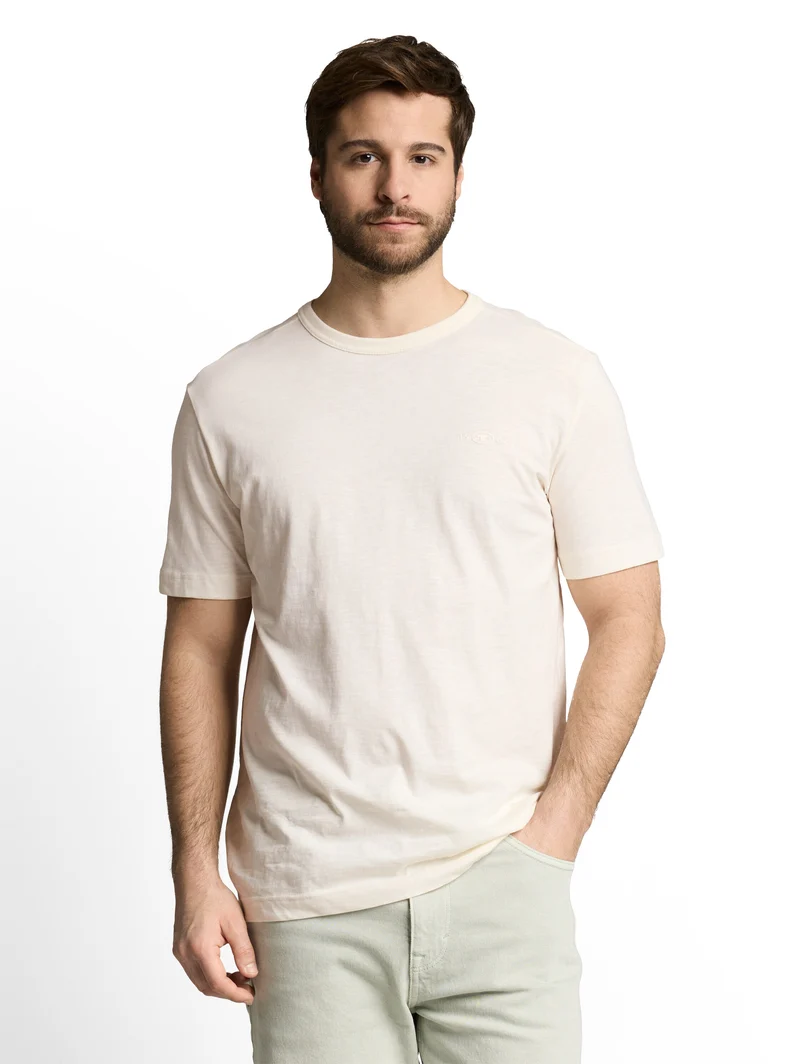 Basic T-Shirt aus Baumwolle