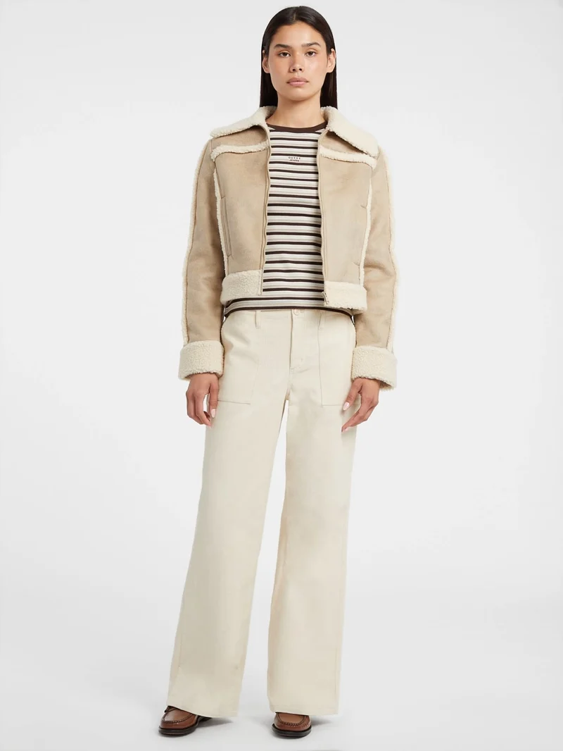 GJ FAUX SHEARLING JKT
