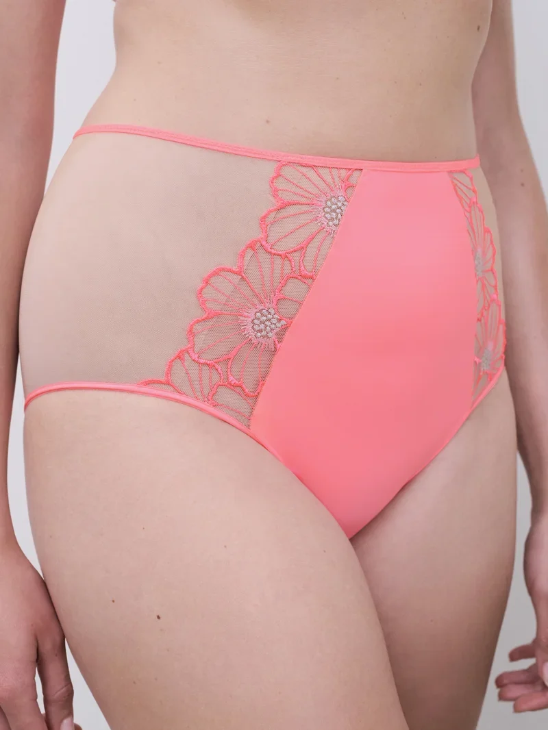 Chantelle - Lush High-Waisted Full Brief Bubblegum