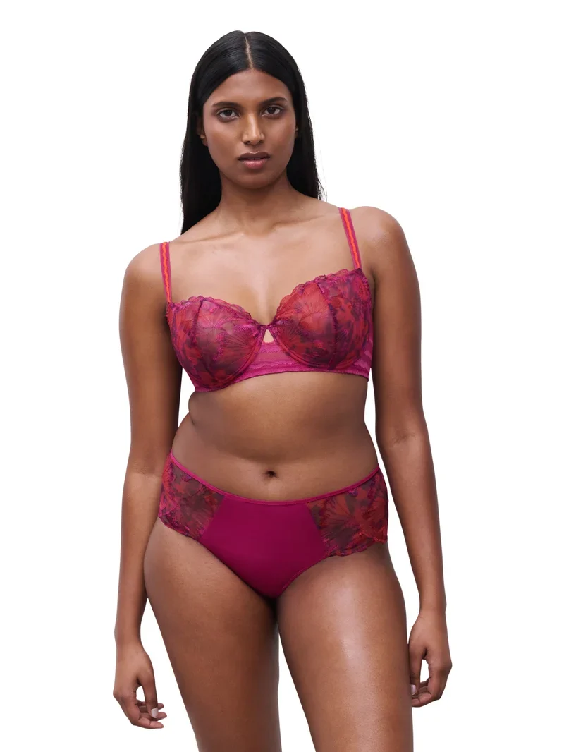 Chantelle - Lily Halbschalen-BH Dark Fushia Multico