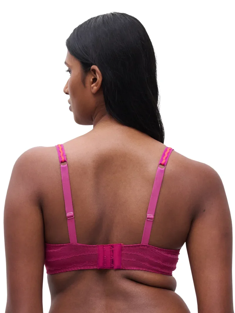 Chantelle - Lily Halbschalen-BH Dark Fushia Multico