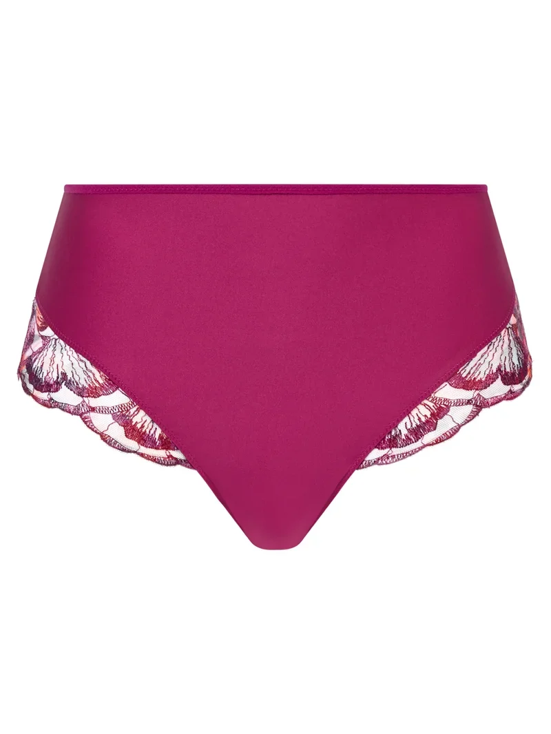 Chantelle - Lily High-Waist Full Brief Dark Fushia Multico