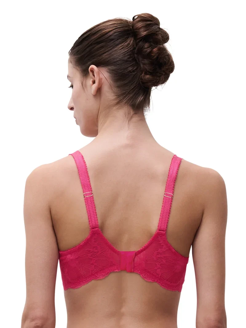 Chantelle – Muse Balconette-BH mit Halbschale, Lippenstiftrosa