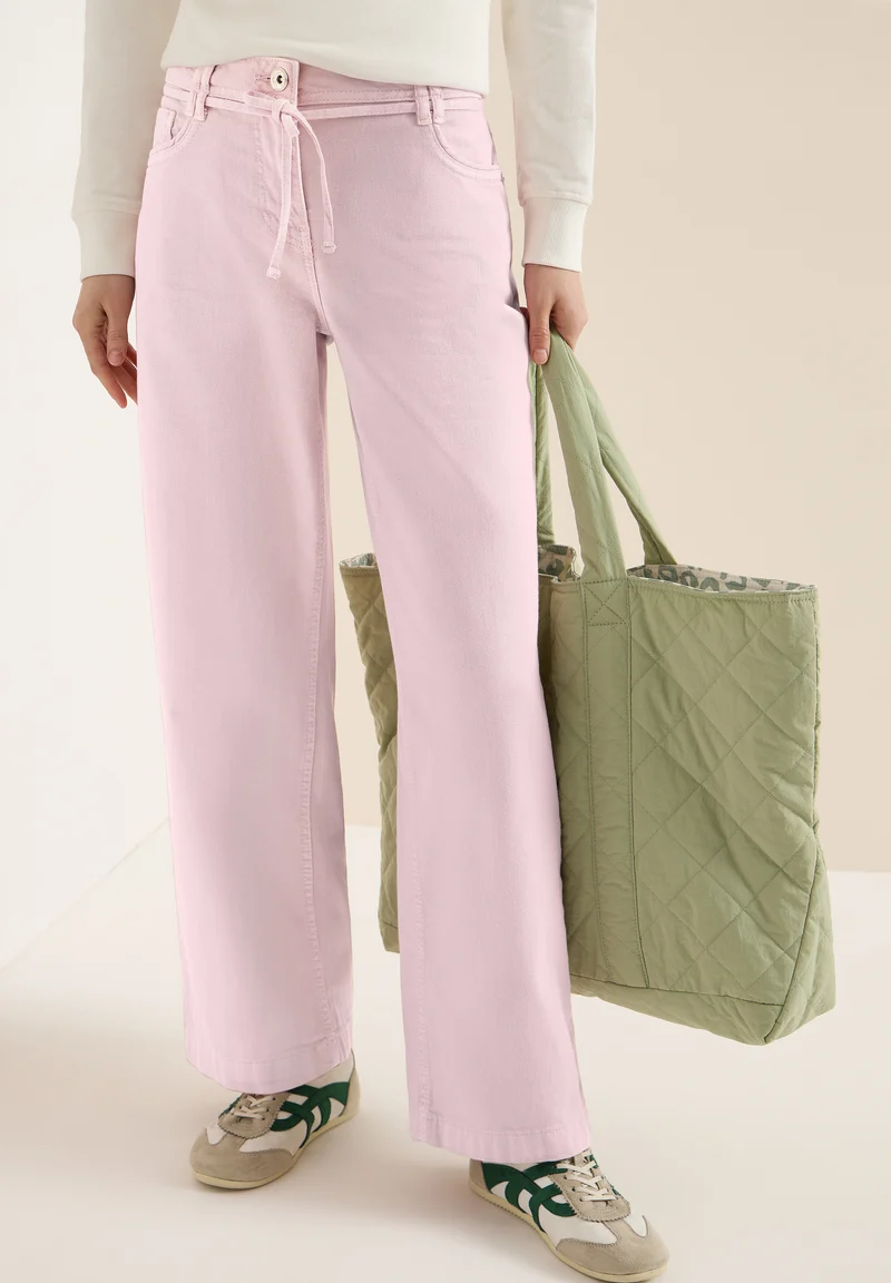 High Waist Wide Leg Jeans im Loose Fit