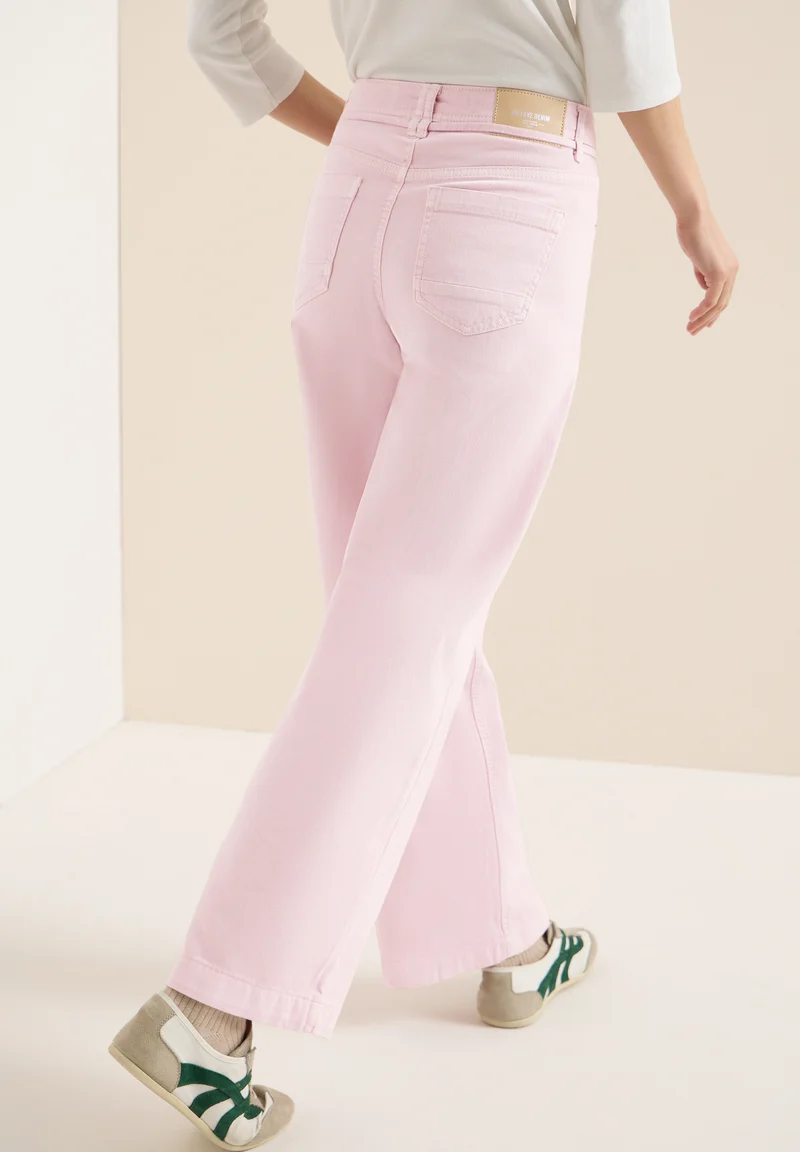 High Waist Wide Leg Jeans im Loose Fit