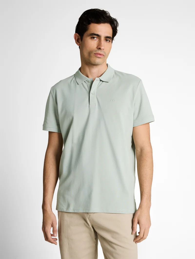 Piqué Poloshirt mit Logo-Stickerei