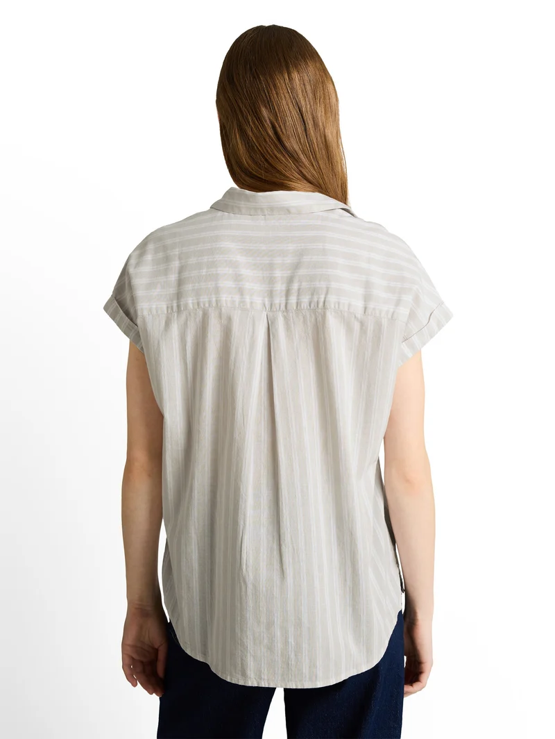 Bluse mit Streifenmuster