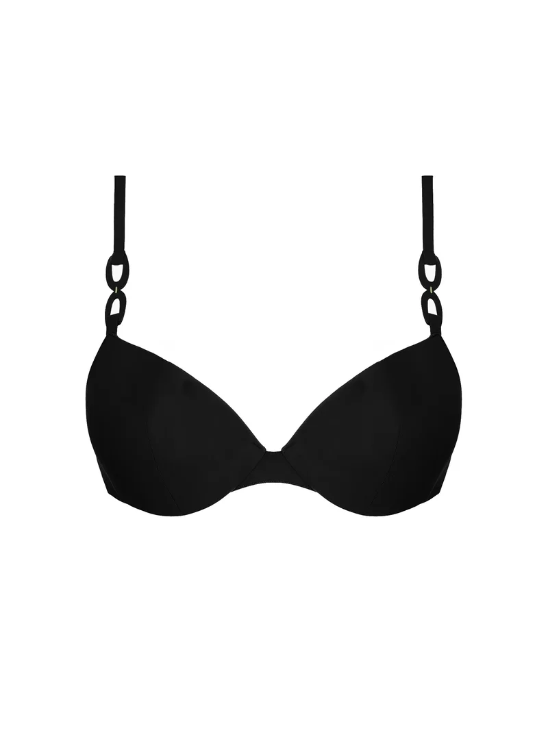Lise Charmel Swimwear – Grace Infinie gepolstertes Plunge-Bikinioberteil Noir