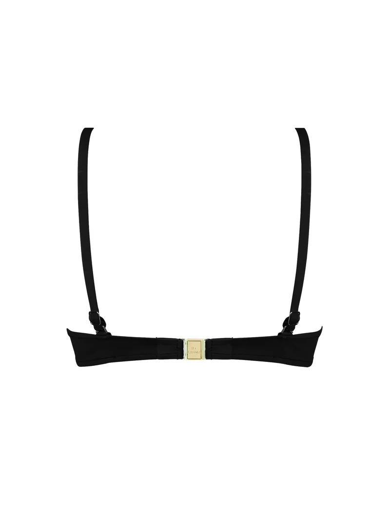 Lise Charmel Swimwear – Grace Infinie gepolstertes Plunge-Bikinioberteil Noir