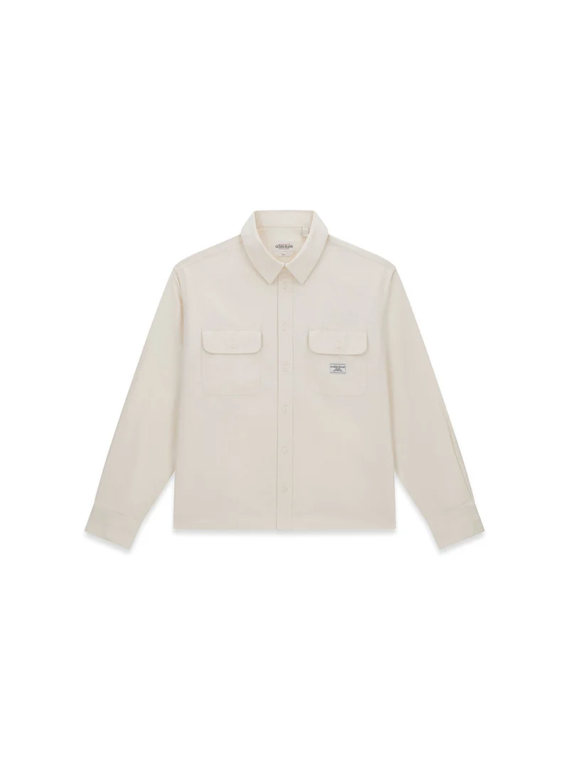 GJ LS BOXI CROPPED POCKET SHIR