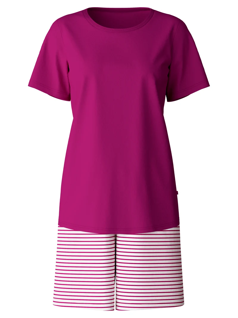 DAMEN Pyjama kurz, orchid flower